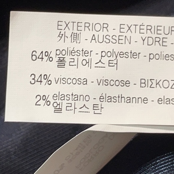 Navy With Embroidered Detachable Collar Blazer - Picture 15 of 16